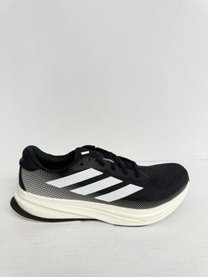 -4058 Mens Adidas Supernova Rise 2.0 -Running Shoes Black/Zero Metallic-US 12