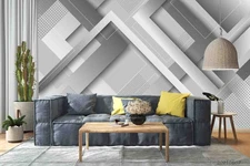 3D Geometric Graphics Wall Murals Wallpaper Murals Wall Sticker