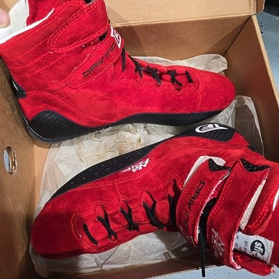 No Fear Red Driving Force Racing Shoes Mens Size 8 New In  display picture 2