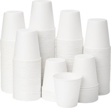 3 oz Paper Cups 600 count, Disposable Bathroom Mouthwash Cups, Small Snack Cups,