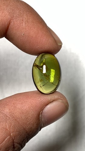 Gorgeous Natural Green Tourmaline Smooth Cabochon Gemstone Oval Shape 12x17 MM - Picture 18 of 20