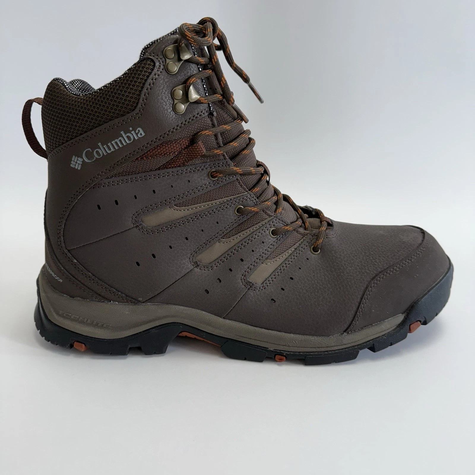 Columbia Mens 15 Gunnison II Omni-Heat Hiking Winter Boot Brown Waterproof