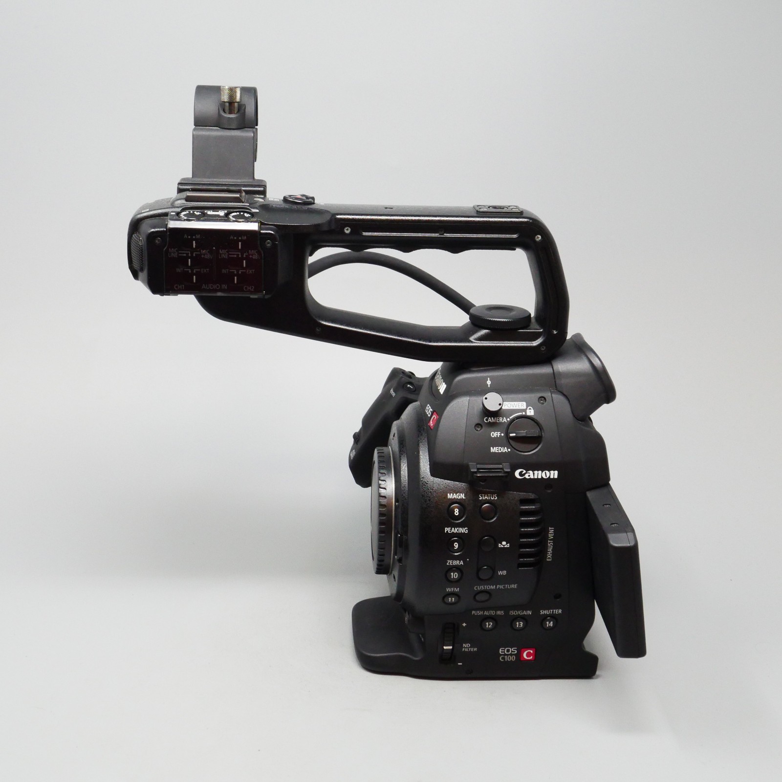 Canon EOS C100 Cinema Camcorder Body - EF Lens Mount - Sensor blocked