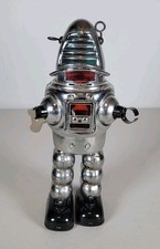 Robby The robot Wind-up chrome planet robot Reproduction tin Wind-up
