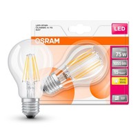 Osram Led Filament Lampen Retro Birne 8W = 75W E27 Klar 1055Lm Fs Warmweiß 2700K