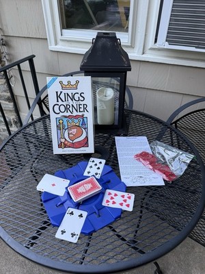Kings In The Corner Card Game By Jax COMPLETE Family Strategy Game 1996