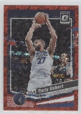 2023-24 Panini Donruss Optic Fast Break Red Prizm 49/75 Rudy Gobert #28 2o7