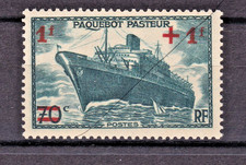 TIMBRE 1941 FRANCE PAQUEBOT PASTEUR N° 502-N**TB-VOIR SCAN-