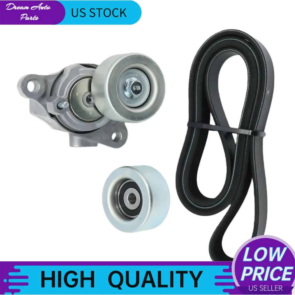 For Toyota Sienna Highlander ES350 RX350 3.5 Drive Belt Tensioner and Pulley Kit - Изображение 4 из 4
