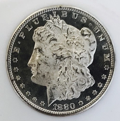 1880 S MORGAN DOLLAR! GEM BU+++! DMPL! UNDENIABLY PROOF LIKE MIRRORS! NR #K2918