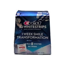 CREST 3D WHITESTRIPS  WHITE ( LEVEL 8 ) 28 STRIPS EXP: 02/26/2027