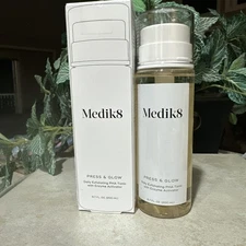 Medik8 Press and Glow Daily Exfoliating PHA Tonic with Enzyme Activator - NIB!