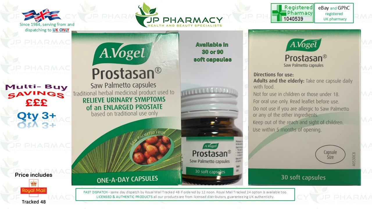 A.vogel Prostasan Saw Palmetto Capsules 30 Capsules - Image 3