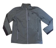 The North Face Apex Bionic 2 Softshell Full Zip Jacket L Gray Zip Pockets