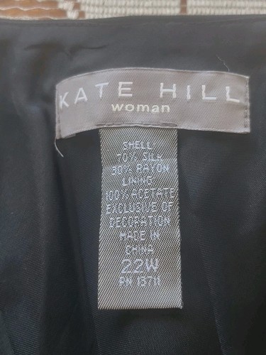 Falda Kate Hill 100% Slik Forrada Negra Talla 22 - Imagen 8 de 8