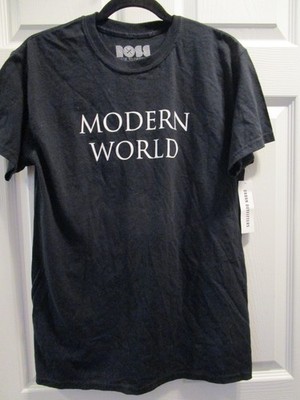 URBAN OUTFITTERS MODERN WORLD BULLSEYE BLACK  TEE T-SHIRT  MEDIUM