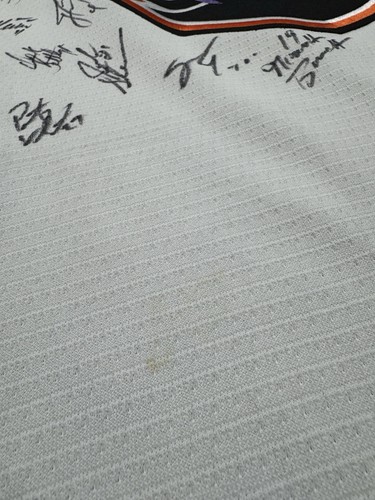 Vintage Philadelphia Phantoms Late 1990s Team Autographed Jersey New AHL NHL Vtg - Picture 9 of 10