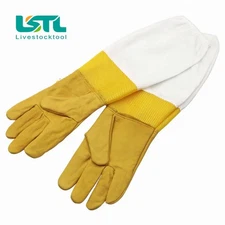 Beekeeper Protective Gloves - Breathable Goatskin, 1 Pair