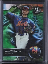 2023 Bowman Platinum #TOP-96 Jett Williams Top Prospects Emerald Ice Foil #/299