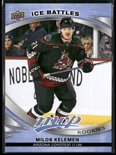 2023-24 Upper Deck MVP #230 Milos Kelemen Arizona Coyotes Ice Battles Card
