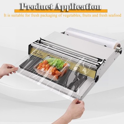 HAND WRAPPING MACHINE WIDTH FILM WRAPPER WRAPPING MACHINE FOR FOOD PACKAGING