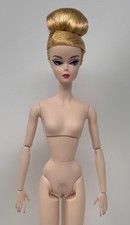 Barbie 65 Aniversario Silkstone Moda Modelo Muñeca #2 DESNUDA Rubia Articulada