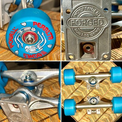 Independent Trucks Stage 11 Forged Titanium 159 s, G-Bones Wheels, Bones Reds
