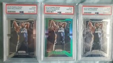 2019 Panini Prizm Zion Williamson PSA 10 Rookie Lot (3) 1 Green Prizm