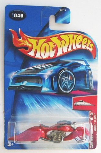 Hot Wheels Crooz W-Oozie Red 2004 First Editions Bike Motorcycle Near Mint Card - Bild 1 von 2