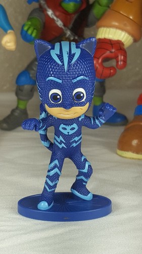 Lote de 4 Spiderman Action Hero Superman PJ Máscaras TMNT Figura Playwell Juega a menudo - Imagen 7 de 12