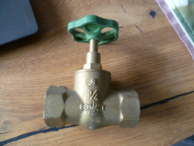 Absperrung,  Ventil,  Abstellhahn 3/4'' O.E.