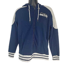 Seattle Seahawks Men's Front Zip Hoodie Size XL