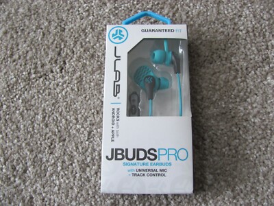 New JLab JBuds Pro Signature Earbuds with Universal Mic + Track Control Teal