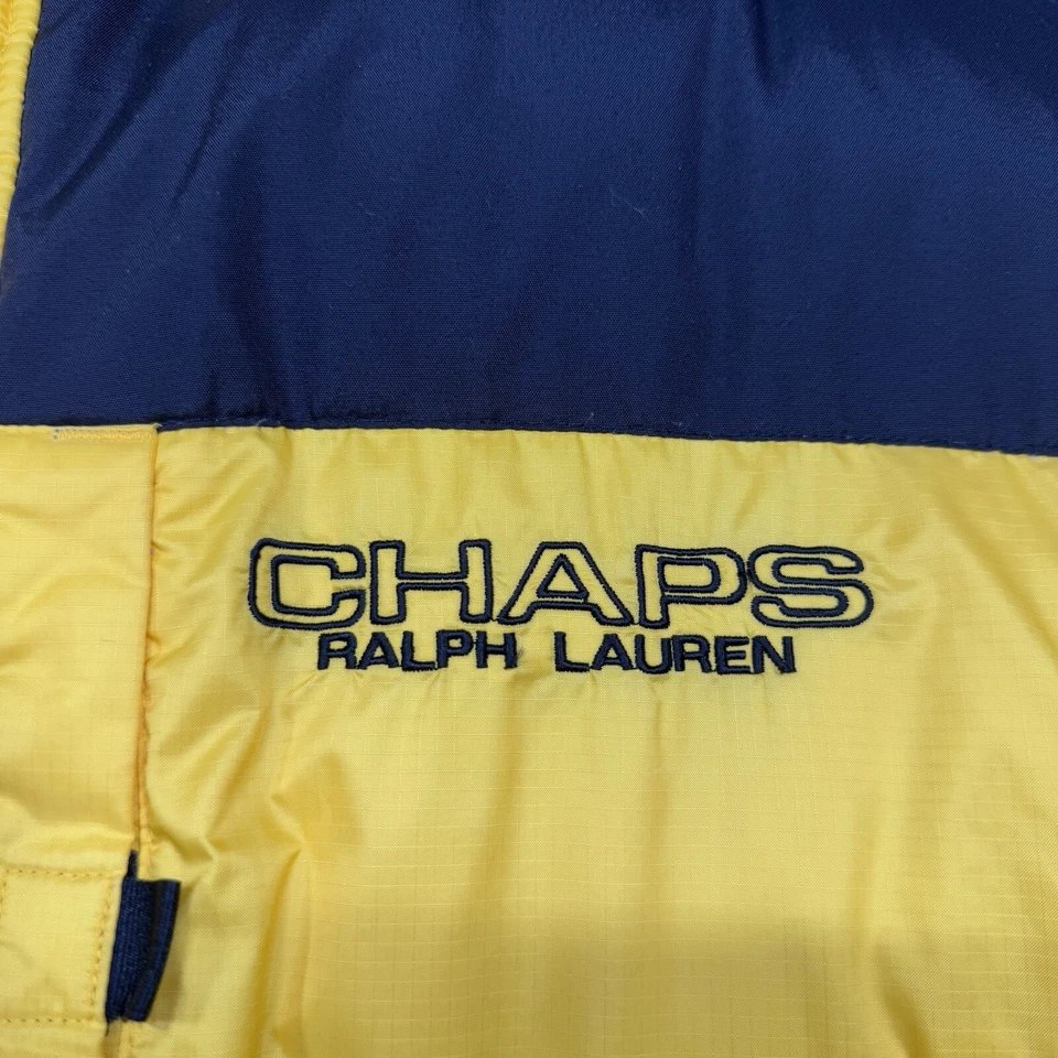 Chaps Ralph Lauren Yellow Coat Jacket M Vintage - Image 2 of 4