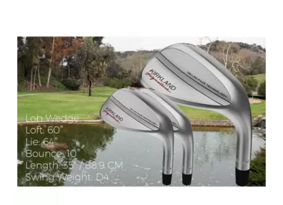 Kirkland Signature 3 Piece Golf Wedge Set Right Handed FREE POSTAGE