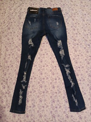 Dollhouse Women/Junior High Rise Distressed Skinny Jeans Size 3/4  New with tags