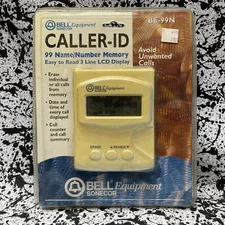 BELL Sonecor BE-99N CALLER ID Name & 99 Number Memory LCD Display Vintage