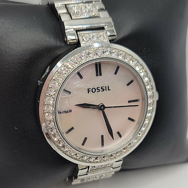 Fossil Karli 34mm Pink MOP Dial 
