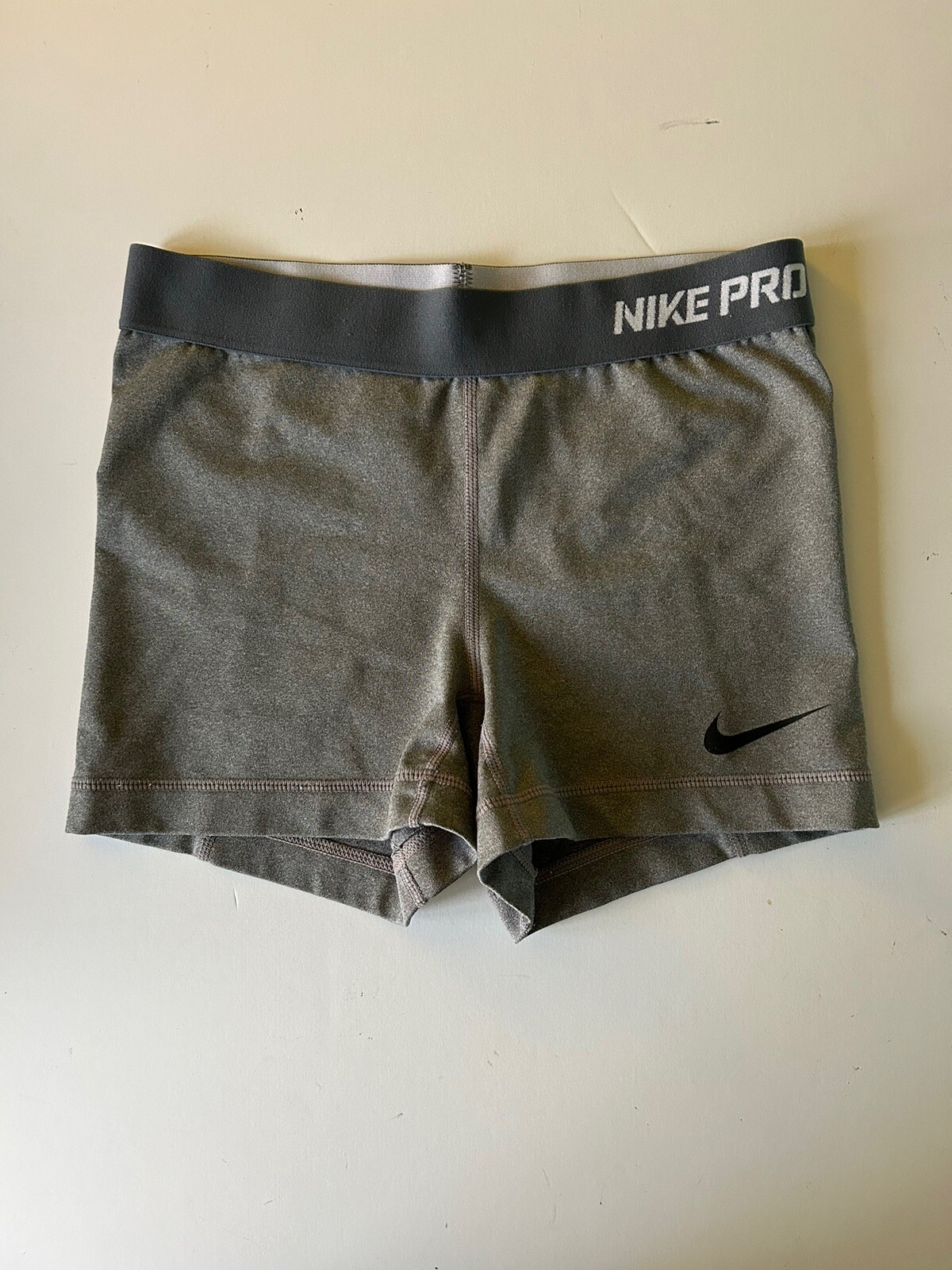 Nike Pro Gray Compression Baselayer Workout Short… - image 2