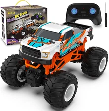 1:16 Scale RC Monster Truck - 2.4Ghz All Terrain Car for Kids 4-12, 20 Km/H o...