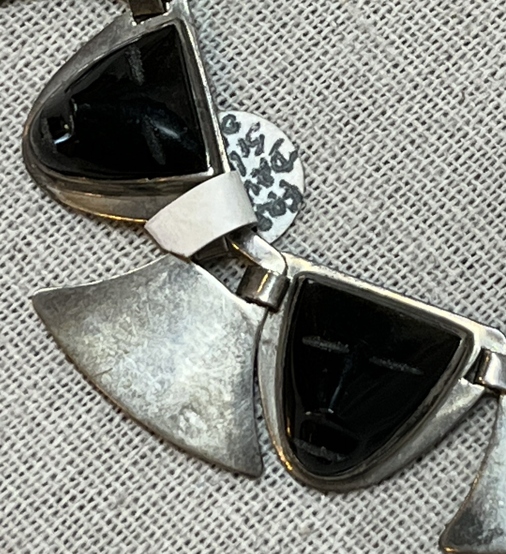 Frederick Davis Alien Head Face Silver Bracelet. - image 3