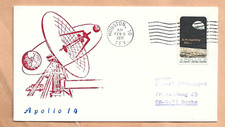 APOLLO 14 LUNAR MODULE LANDING FEB 5,1971 HOU SPACE COVER NASA
