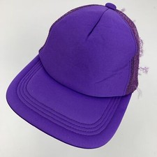 Blank Youth Purple Trucker Ball Cap Hat Snapback