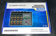 8-Channel Mini Low Noise Sound Mixer Stereo Audio Mixing Console MIX428 NEW