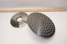 Sumerain Bathroom Shower Faucet w/ Valve Chrome Finish Solid Brass Valve 8"