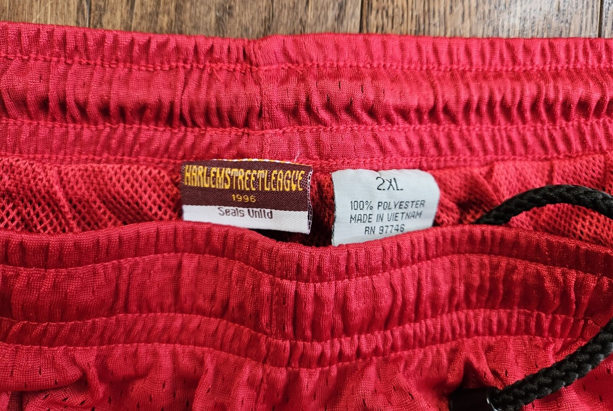 ファブリック Harlem Street League Vintage 1996 Mens Outfit Red Size 2XL Jersey
