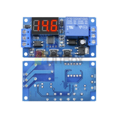 Digital LED Trigger Delay Time Cycle Timer Control Switch Relay Module 24V