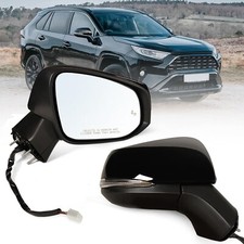 Right Passenger Side Mirror Fits 2019-2023 Toyota Rav4 with Power Heated Turn Si