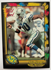 1991 Wild Card Football #81 Alvin Harper - Dallas Cowboys