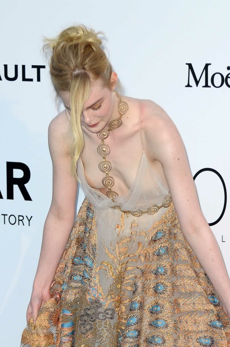 elle fanning gold dress Naira Pleated Maxi Dress - Cornflower Blue Floral